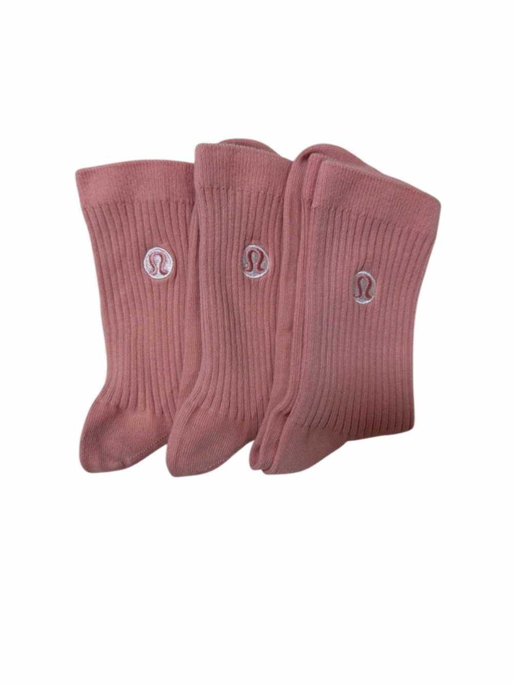 lululemon athletica Women Crew Socks - Dusty Rose (3 Pack)